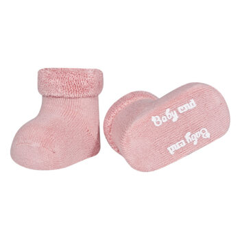 Calcetín peúco bebé rosa palo Cóndor