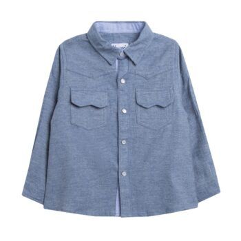 Camisa de niño Oxford tejana Newness Kids