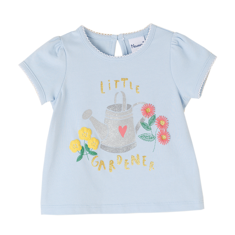 Camiseta de bebé niña little gardener newness