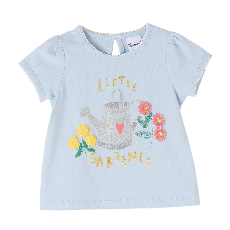 Camiseta bebé niña little gardener