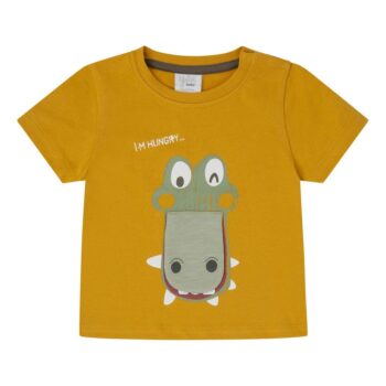 Camiseta manga corta bebé niño naranja cocodrilo yatsi 24352030