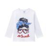 Camiseta de niña chica con gafas Newness Kids