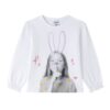 camiseta niña blanca conejita newness jgi43732