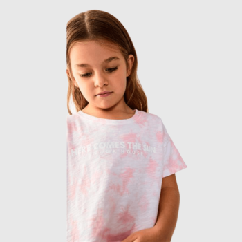 Camiseta de niña watery rosa canada house