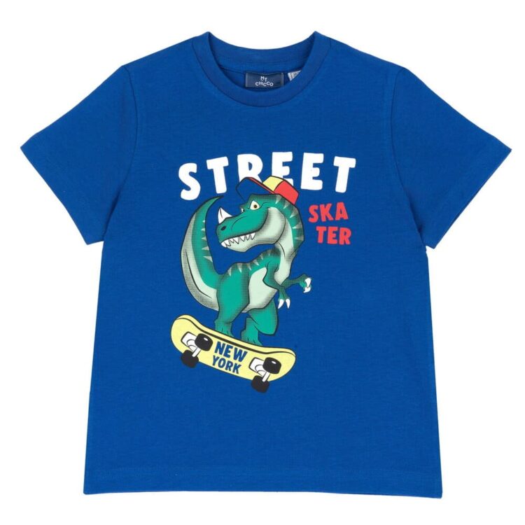 Camiseta de manga corta azul para niño STREET SKATER chicco 05907
