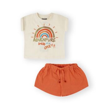 Conjunto de bebé niña desert beige canada house