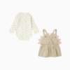 Conjunto de bebé niña minihedgehog beige parte trasera canada house