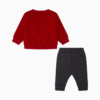 Conjunto de bebé niño bbface rojo parte trasera canada house