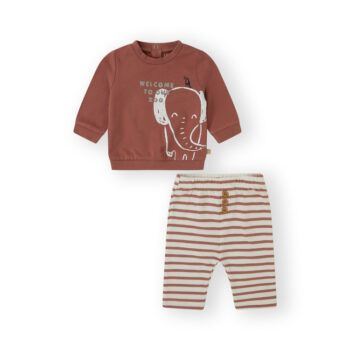Conjunto de bebé niño minitucan terracota canada house
