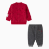 Conjunto de bebé niño rojo miniredstar canada house parte trasera