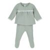 Conjunto bebé polaina Dea verde Calamaro Baby