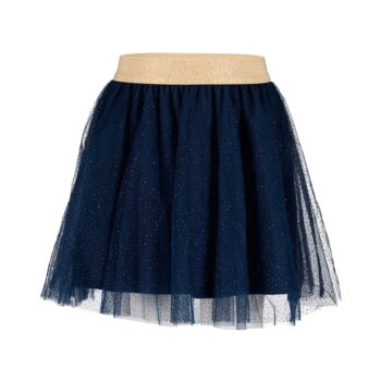 Falda de niña azul marino tul blue seven 774528X