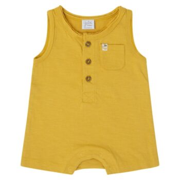 Pelele corto para bebé niño MINISUNSET amarillo canada house 24110615
