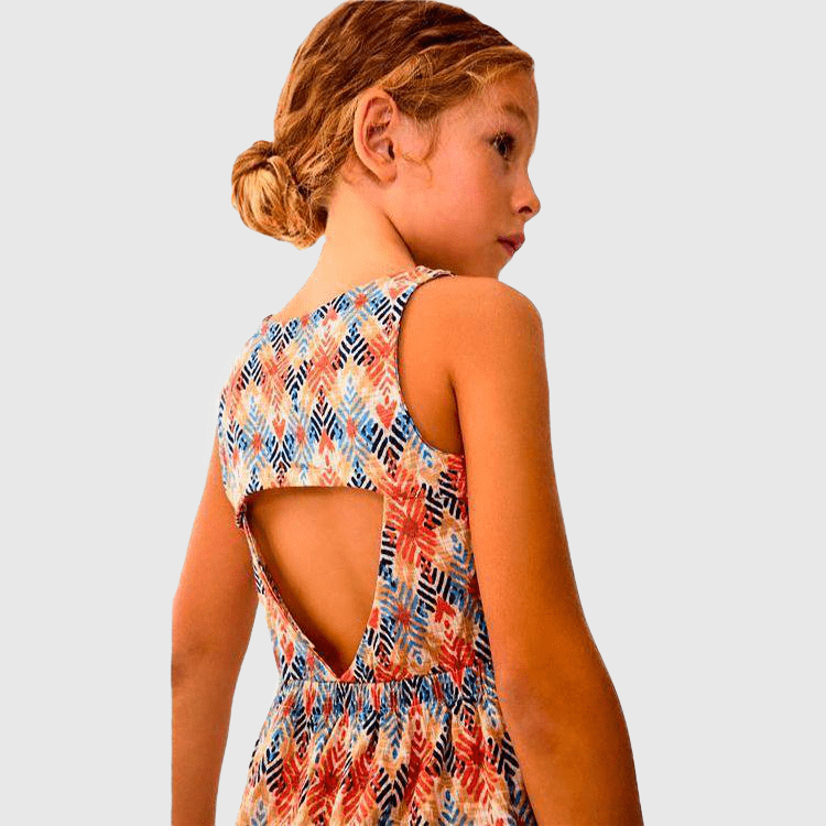 varonil Son Receptor Vestido de niña Ethnic multicolor