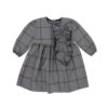 Vestido de niña gris a cuadros rapife 5016w23