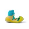 Zapatos de primeros pasos BigToes Chameleon para bebé con estampado de dinosaurio cambio de color