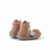 Zapatos de primeros pasos BigToes Chameleon para bebé con estampado de búho atras