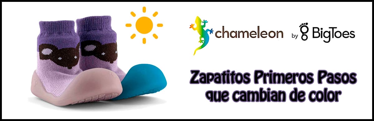 BigToes Chameleon: Zapato respetuoso para bebé que cambia con el sol